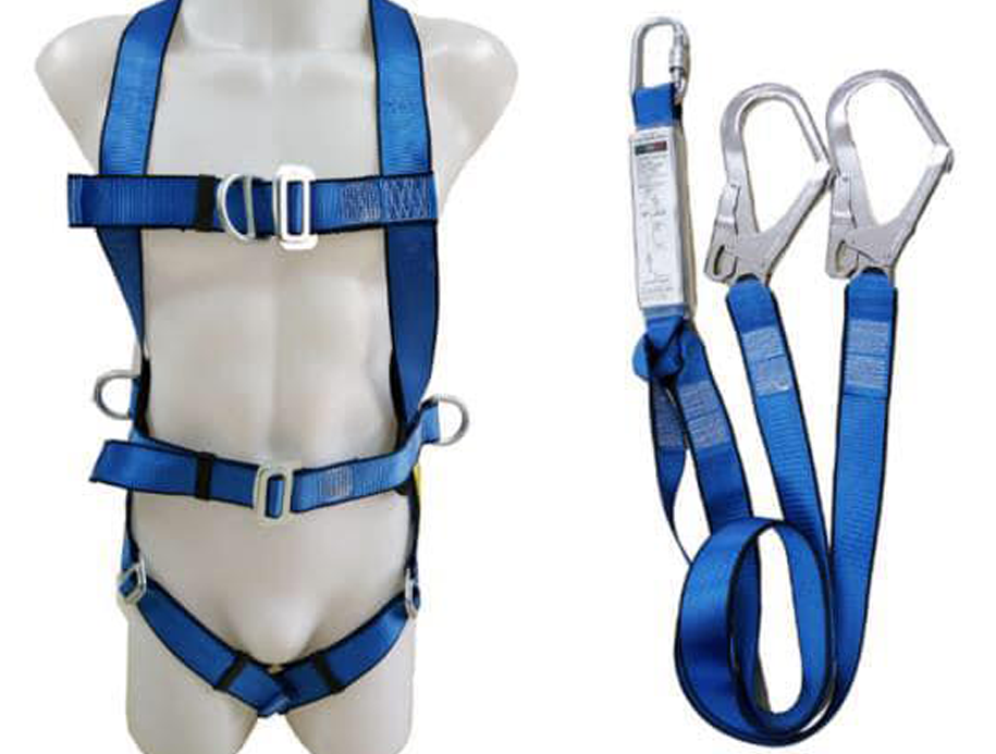 Safety Harness with Lanyards